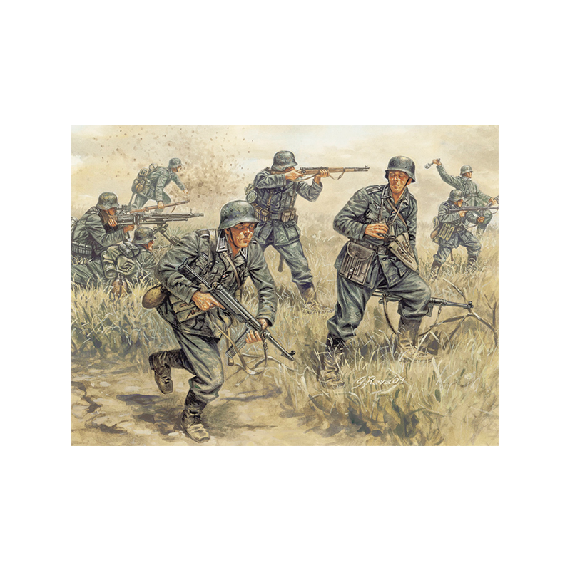 Italeri Fig. Soldados German Infantry (WWII) 1:72