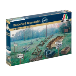 Italeri Accessories diorama Battlefield Accessories (WWII) 1:72