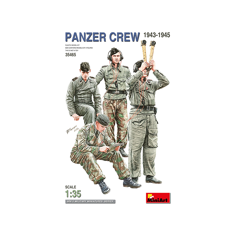 Miniart Figuras Panzer Crew (1943-1945) 1/35