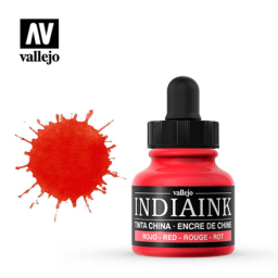 *Vallejo India Ink Rojo 30 ml. caligrafía