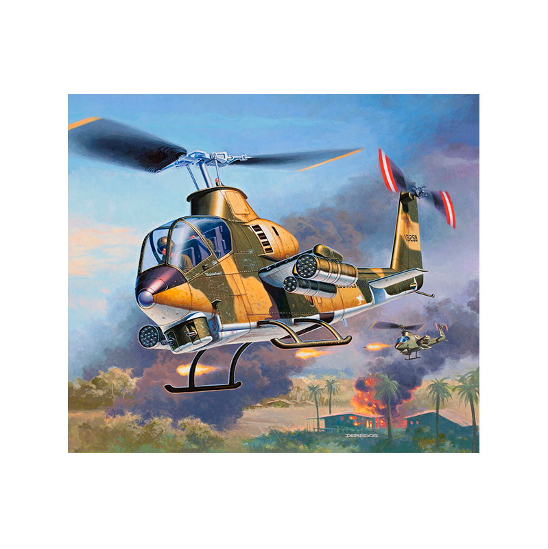 *Revell Maqueta Helicóptero BELL AH-1G Cobra 1:100
