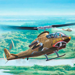 *Revell Model Helicopter BELL AH-1G Cobra 1:72