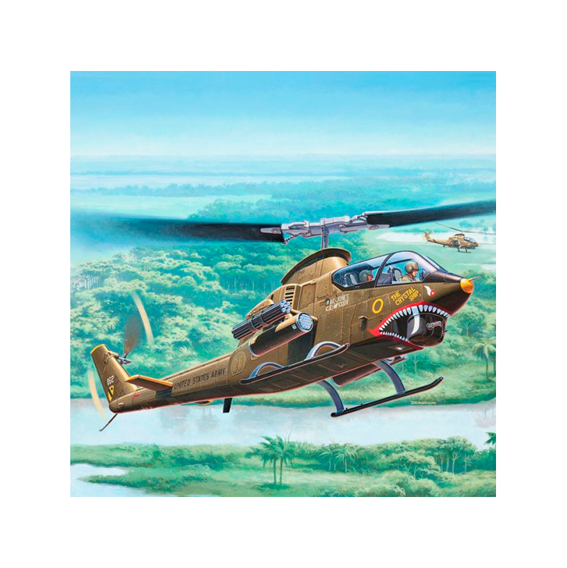 *Revell Model Helicopter BELL AH-1G Cobra 1:72