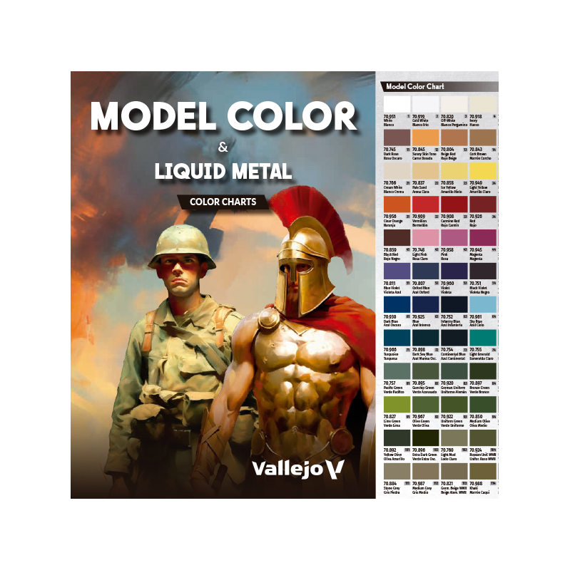 Vallejo Carta de Colores: Nuevo Model Color