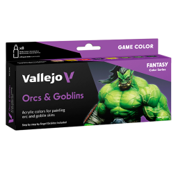 Vallejo Set 8 Game Color Orcs & Goblins 18 ml