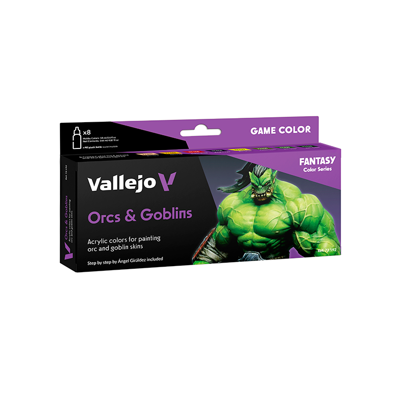 Vallejo Set 8 Game Color Orcs & Goblins 18 ml