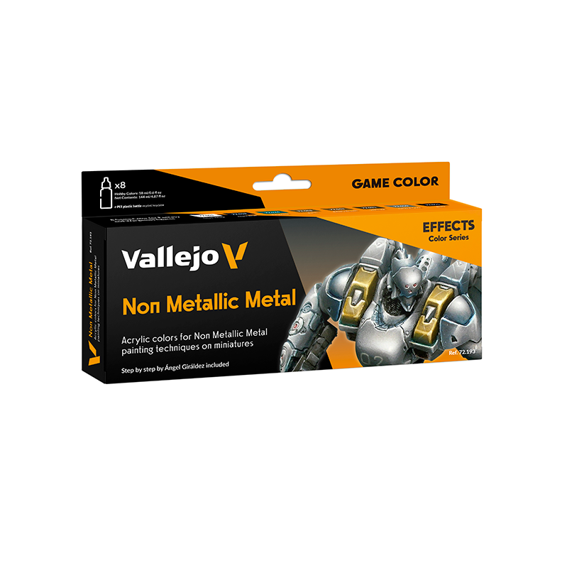 Vallejo Set 8 Game Color Non Metallic Metal 18 ml