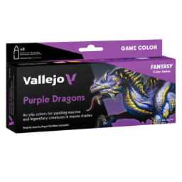 Set 8 colors Game Color Purple Dragons