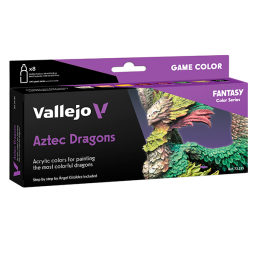 Vallejo Set 8 Game Color Aztec Dragons 18 ml
