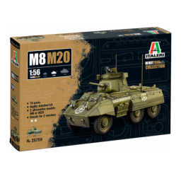 Italeri Vehículo Militar M8/M20 Greyhound 1:56
