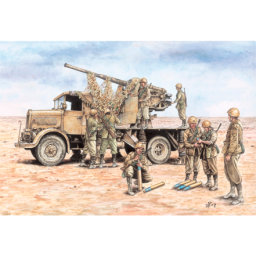 Italeri Military Vehicles. (Fácil) Autocann. 3RO 90/53 AA gun 1:72
