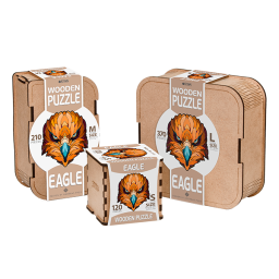 EWA Puzzle Águila (L) 370 piezas caja de madera