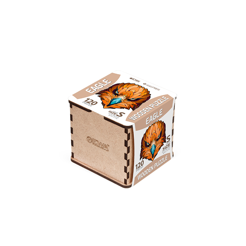 EWA Puzzle Águila (S) 120 piezas caja de madera