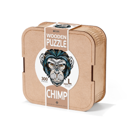 EWA Puzzle Chimpancé (L) 300 piezas caja de madera