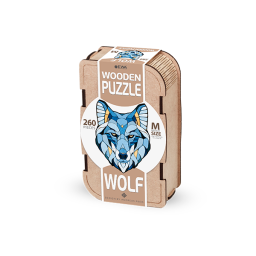 EWA Puzzle Lobo (M) 260 piezas caja de madera