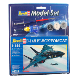 Revell Model Set Avión F-14A Black Tomcat 1:144