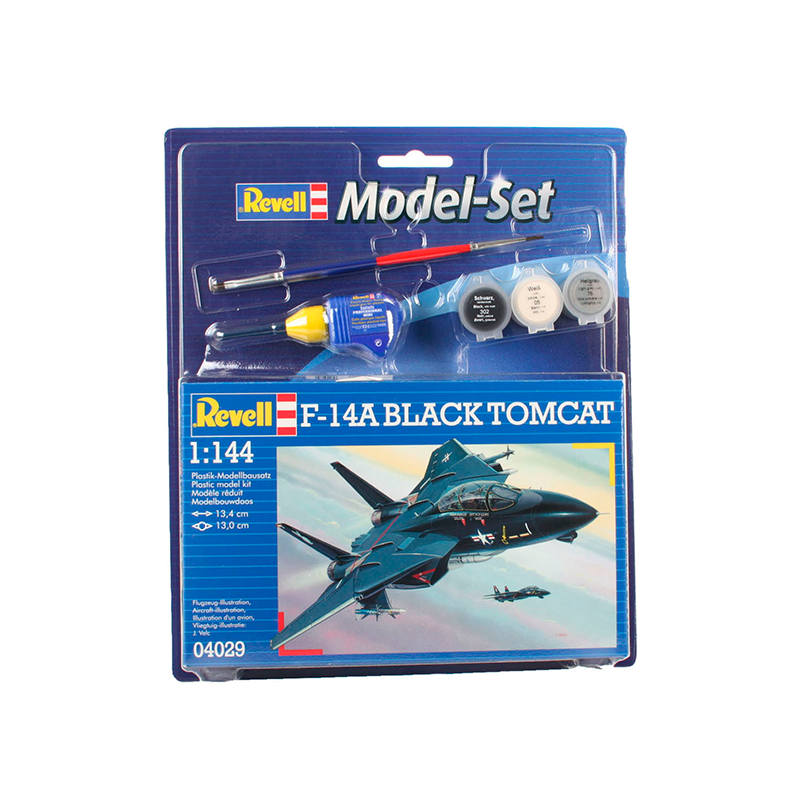 Revell Model Set Plane F-14A Black Tomcat 1:144