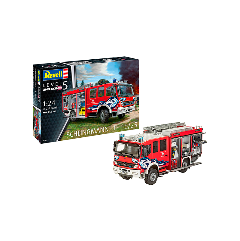 Revell Maqueta Camión de bomberos Schlingmann TLF 16/25 1:24