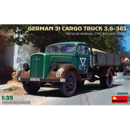 Miniart Camión Germ. 3t Cargo Truck 3,6-36S. Pritsche-Normal Mil. Serv.1/35