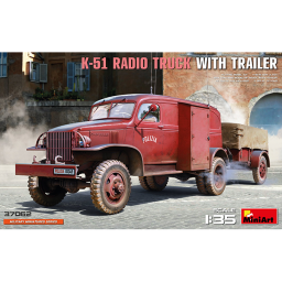 Miniart Camión K-51 Radio Truck w/ Trailer 1/35