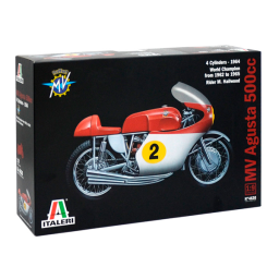 Italeri Motorcycle MV Agusta 500cc 4 Cilindri 1964 1:9