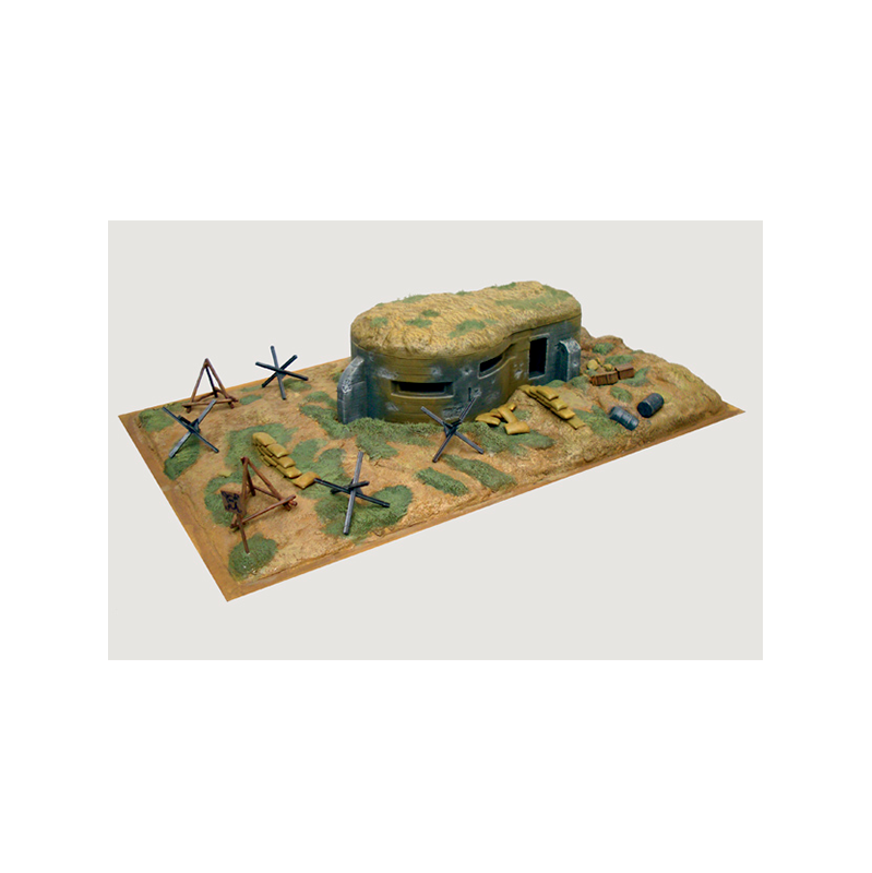 Italeri Acc.diorama Bunker and accessories (WWII) 1:72