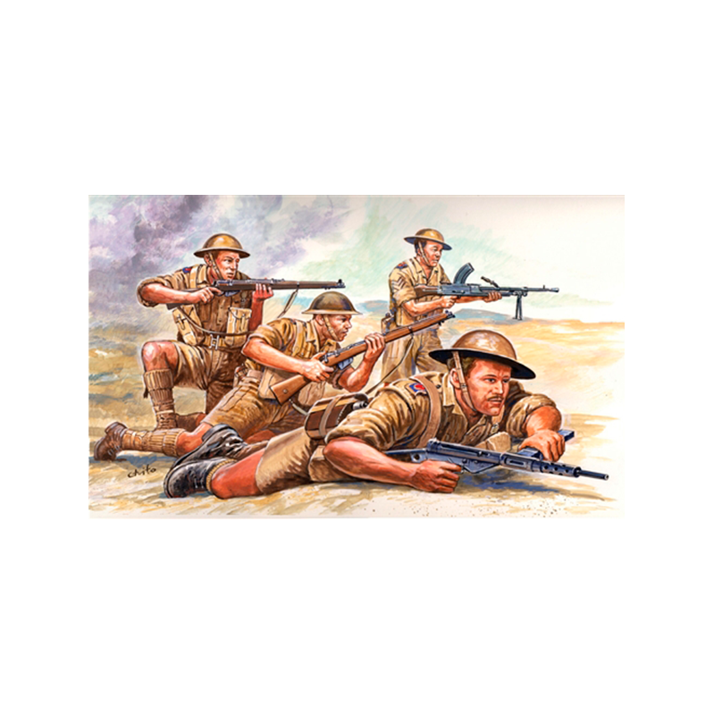 Italeri Fig. Soldados British 8th Army (WWII) 1:72