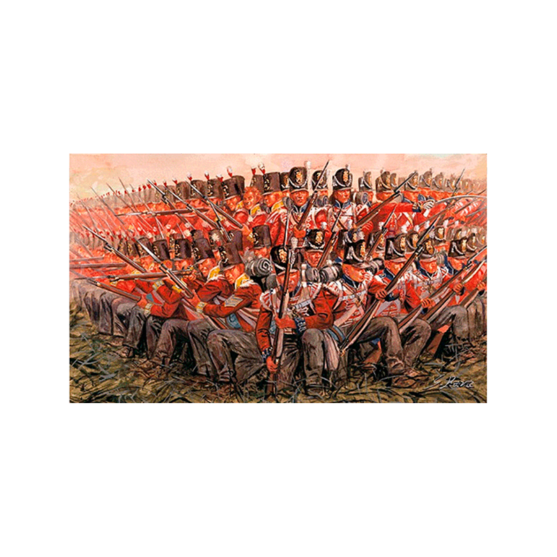 Italeri Fig. Históricas British Infantry 1815 (Nap. Wars) 1:72