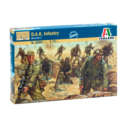 Italeri Fig. Soldados D.A.K. Infantry (WWII) 1:72