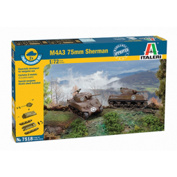 Italeri Tanks (Easy) M4A3 75mm Sherman 1:72