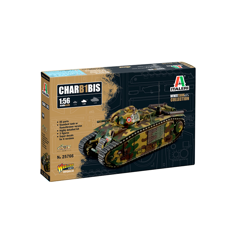Italeri Tank Char B1 Bis 1:56